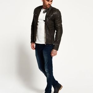 SUPERDRY Endurance Trial Leather Jacket